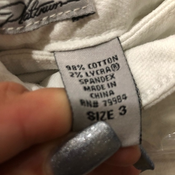 Chico’s Platform White Capris Size 16 - Picture 5 of 11